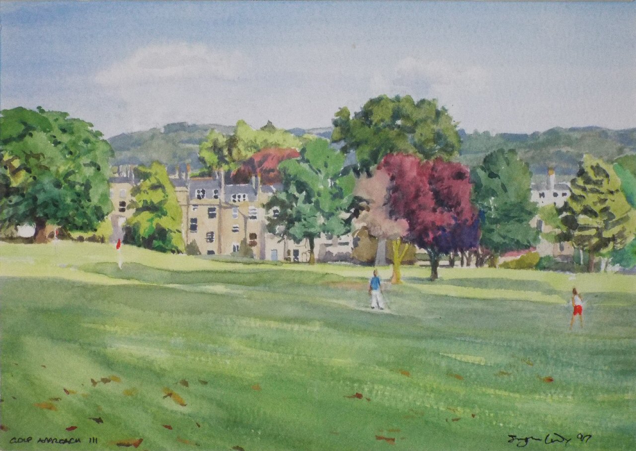 Watercolour - Golf Approach III